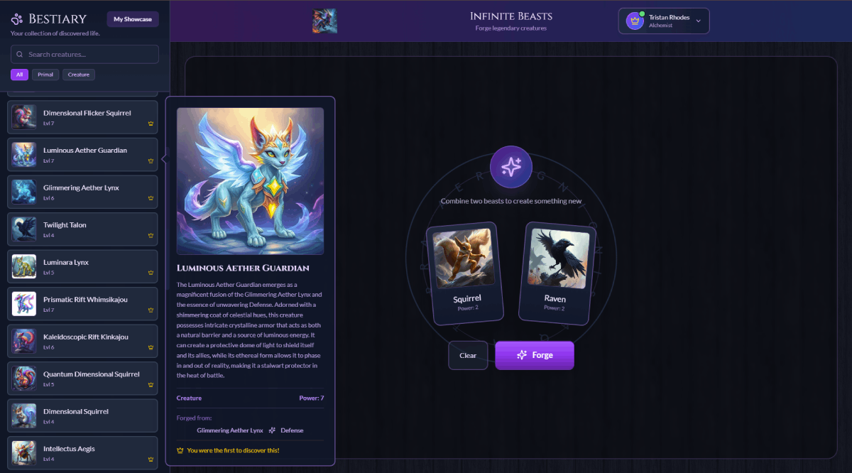 Infinite Beasts screenshot